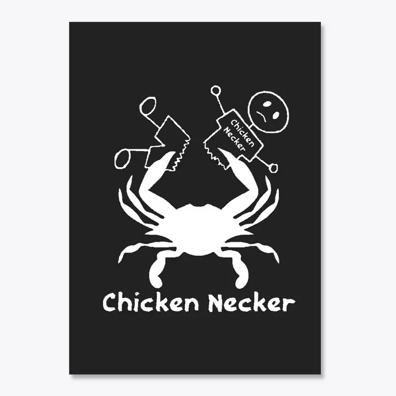 Sticker With White Crab