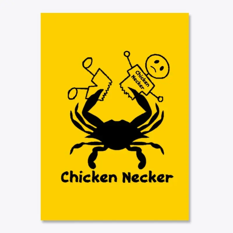 Sticker With Black Crab